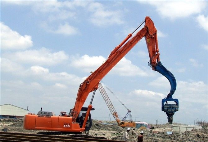 挖掘機打樁臂、打樁臂、挖掘機打樁臂廠家