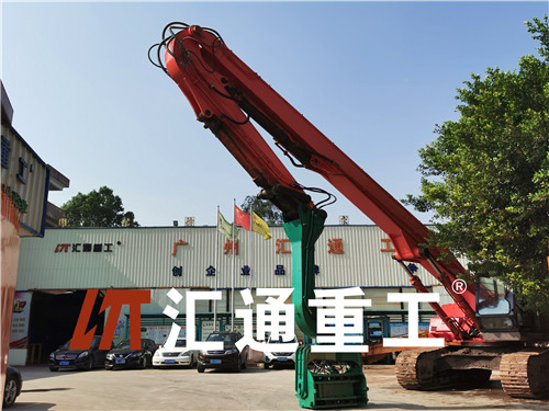挖掘機(jī)打樁臂、打樁臂、打樁錘、挖掘機(jī)打樁臂廠家