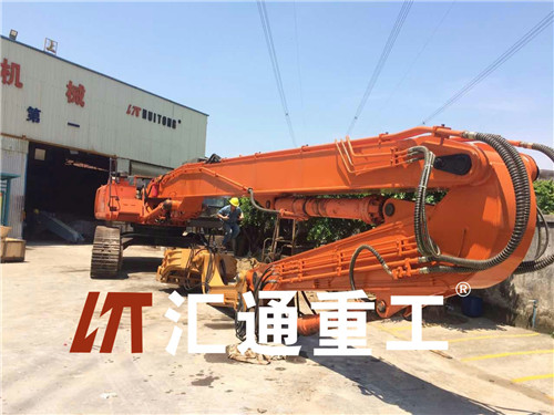 挖掘機(jī)打樁臂、打樁臂、打樁錘、挖掘機(jī)打樁臂廠家